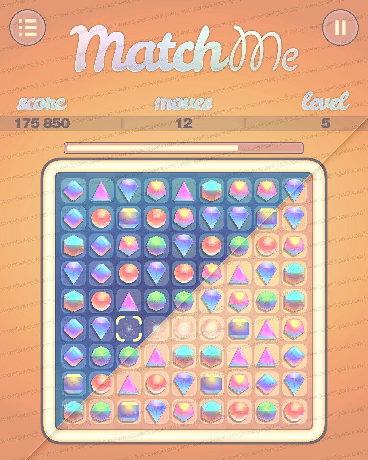match-three puzzle game
